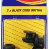 Waterline 171415 Plastic Cord Button Black