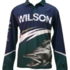 Wilson Bolt Adult Long Sleeve Fishing Jersey Shirt