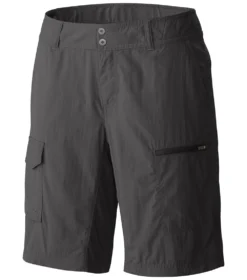 Columbia Silver Ridge Womens Cargo Shorts Grill