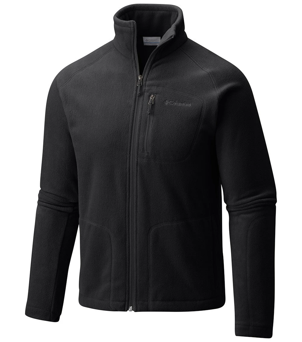 Columbia Fast Trek II Full Zip Mens Fleece Jacket Black 4 Columbia Fast Trek II Full Zip Mens Fleece Jacket Black - Image 4