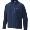 Columbia Fast Trek II Full Zip Mens Fleece Jacket Collegiate Navy