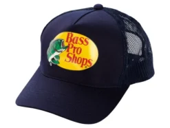 Bass Pro Shops Trucker Hat Mesh Cap -Railblaza Sale Store bass pro navy 1