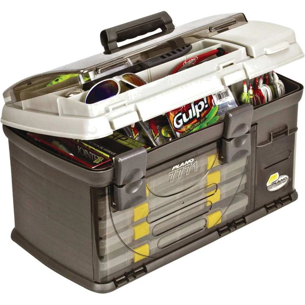 Plano 7771-01 Guide Series Stowaway Rack System Tackle Storage Box 1 Plano 7771-01 Guide Series Stowaway Rack System Tackle Storage Box