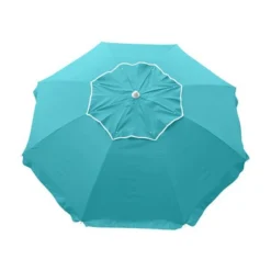 Beachkit Beachcomber 210cm Premium Beach Umbrella With Sand Auger UPF50 - 10102