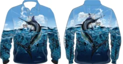 Samaki Black Marlin Shirt - Adult -Railblaza Sale Store black marlin shirt 1