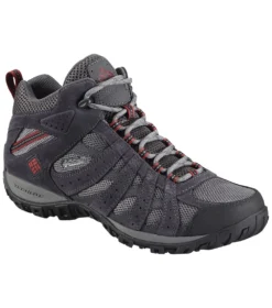 Columbia Redmond Mid Waterproof Mens Hiking Boots Charcoal Red 15 Columbia Redmond Mid Waterproof Mens Hiking Boots Charcoal Red -Railblaza Sale Store bm3939 030 1 8