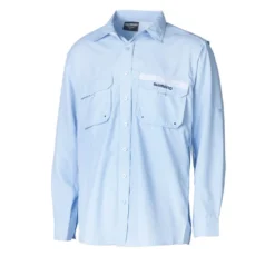 Shimano Blue Long Sleeve Vented Adult Fishing Shirt 11 Shimano Blue Long Sleeve Vented Adult Fishing Shirt -Railblaza Sale Store bp90035576001 blue 1 5