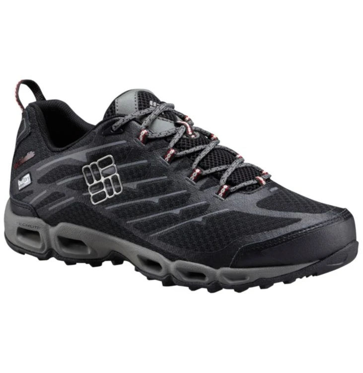 Columbia Ventrailia II Outdry Mens Hiking Shoe Black And Red Velvet 1 Columbia Ventrailia II Outdry Mens Hiking Shoe Black And Red Velvet