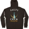 Salty Crew Tailed Hooded Fleece Jumper Hoody Black