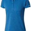 Columbia PFG Innisfree Short Sleeve Womens Polo Shirt Impulse Blue