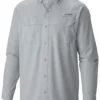 Columbia PFG Low Drag Offshore Long Sleeve Mens Shirt Cool Grey