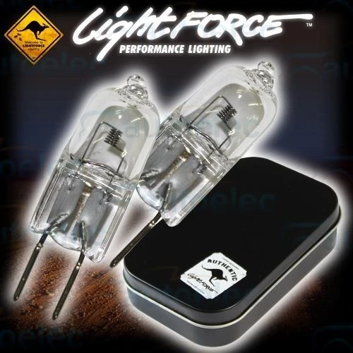 Lightforce 2 X 100W Halogen Horizontal Filament Globes - GL06T 1 Lightforce 2 X 100W Halogen Horizontal Filament Globes - GL06T