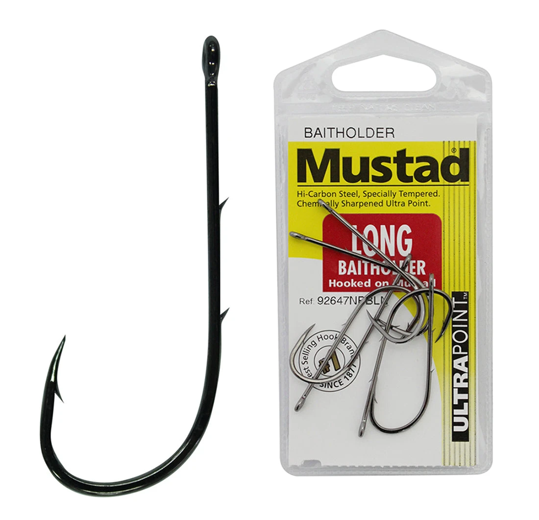 Mustad Long Baitholder Ultra Point Hook 92647NPBLN 2 Mustad Long Baitholder Ultra Point Hook 92647NPBLN - Image 2