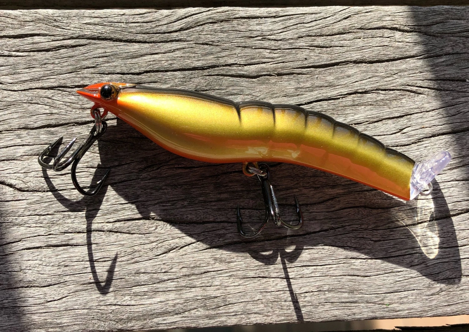 MMD Splash Prawn 95 Top Water Surface Walker Fishing Lure 7 MMD Splash Prawn 95 Top Water Surface Walker Fishing Lure - Image 7