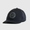 The Mad Hueys Surf Fish Party Flexfit Delta Cap Hat Black
