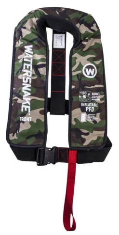 Watersnake Inflatable PFD Life Jacket Level 150 Adult Manual -Railblaza Sale Store watersnake camo pfd 92553.1418762279.1280.1280